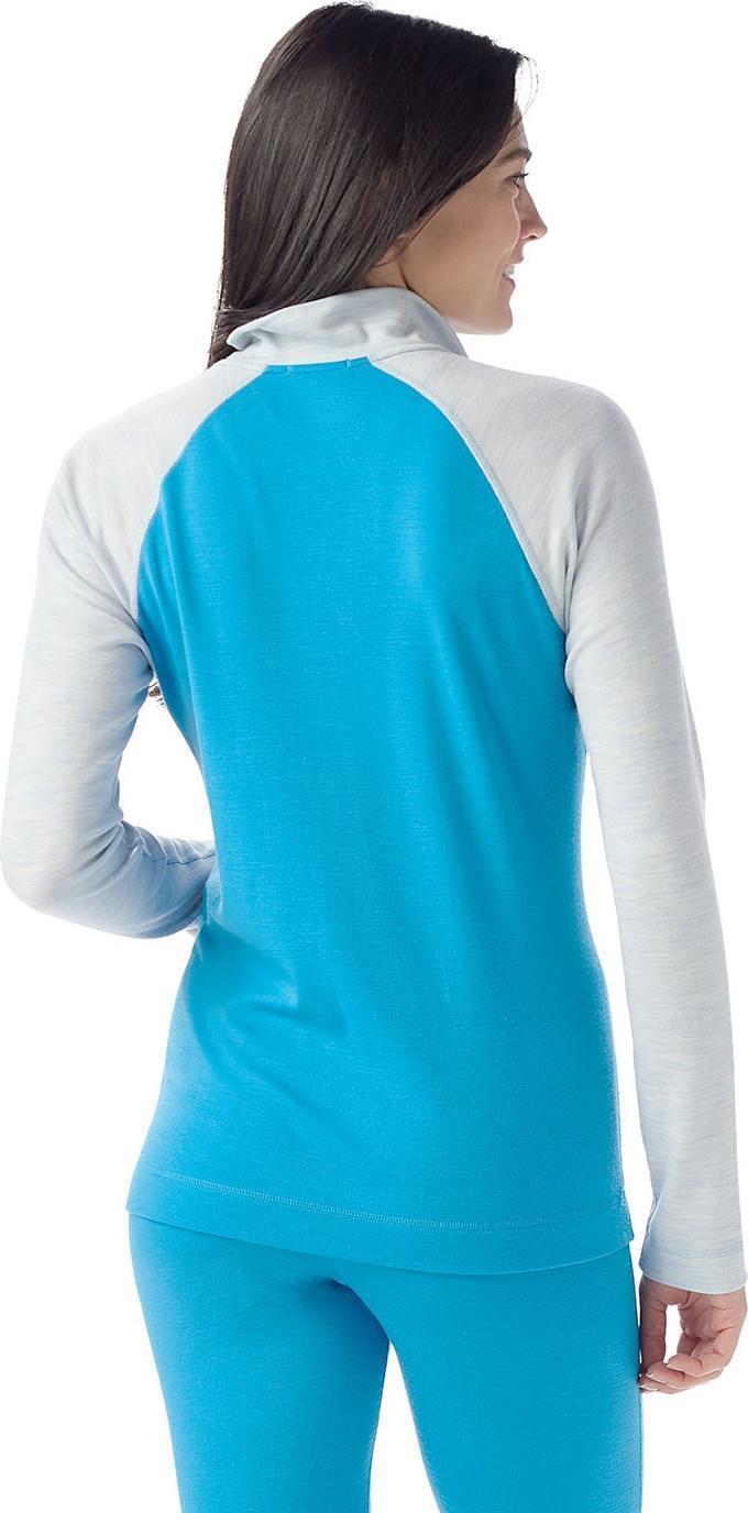 Classic Thermal Merino 250 Base Layer 1/4 Zip - Womens - Deep Pool Blue 2