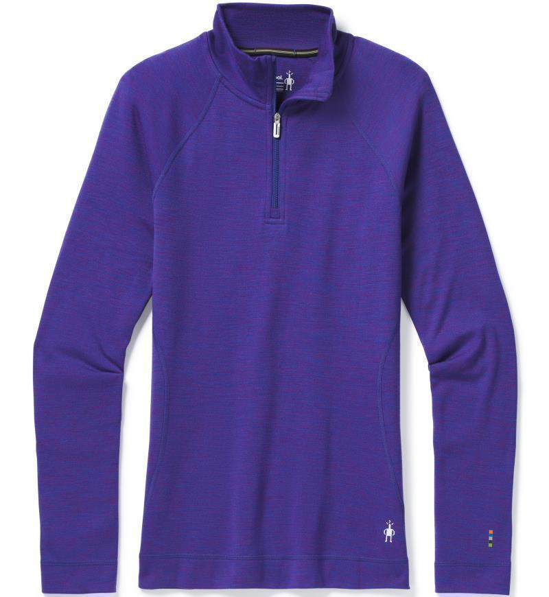 Classic Thermal Merino (250) Base Layer 1/4 Zip - Womens - Desert Orchid Heather 1