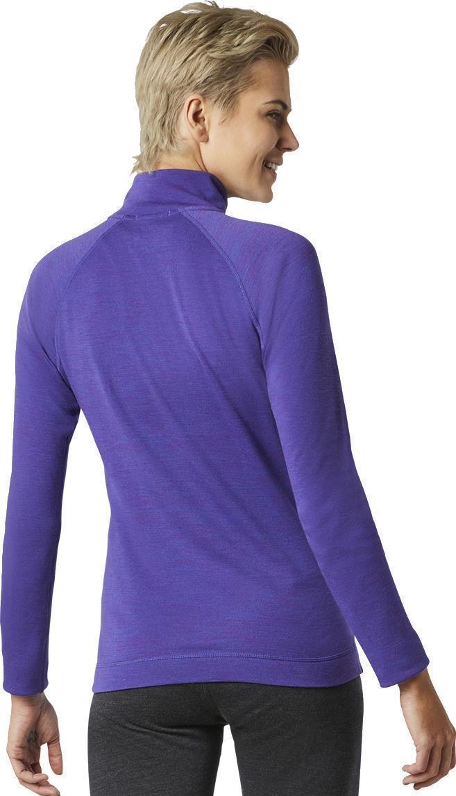 Classic Thermal Merino (250) Base Layer 1/4 Zip - Womens - Desert Orchid Heather 3