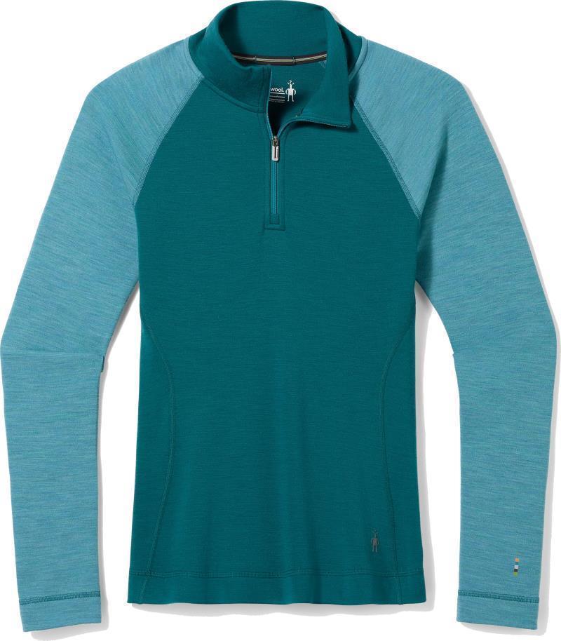 Classic Thermal Merino (250) Base Layer 1/4 Zip - Womens - Emerald Green 1