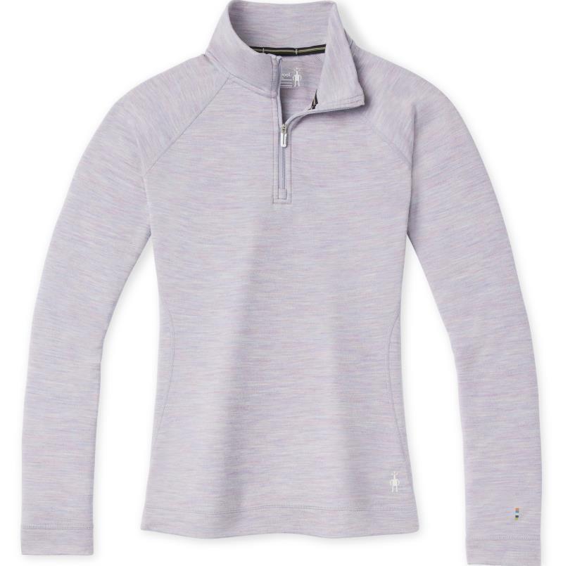 Classic Thermal Merino (250) Base Layer 1/4 Zip - Womens - Purple Eclipse Heather 1