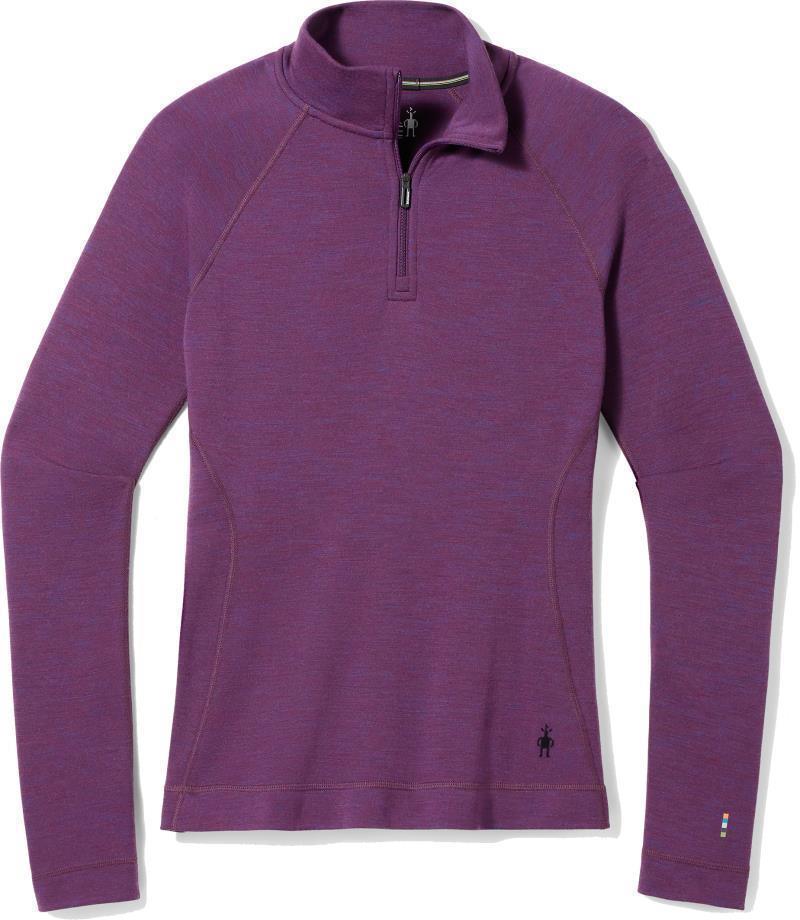 Classic Thermal Merino (250) Base Layer 1/4 Zip - Womens - Purple Iris Heather 1
