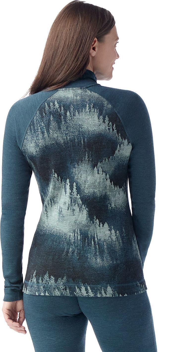 Classic Thermal Merino 250 Base Layer 1/4 Zip - Womens - Twilight Foggy Pines 2