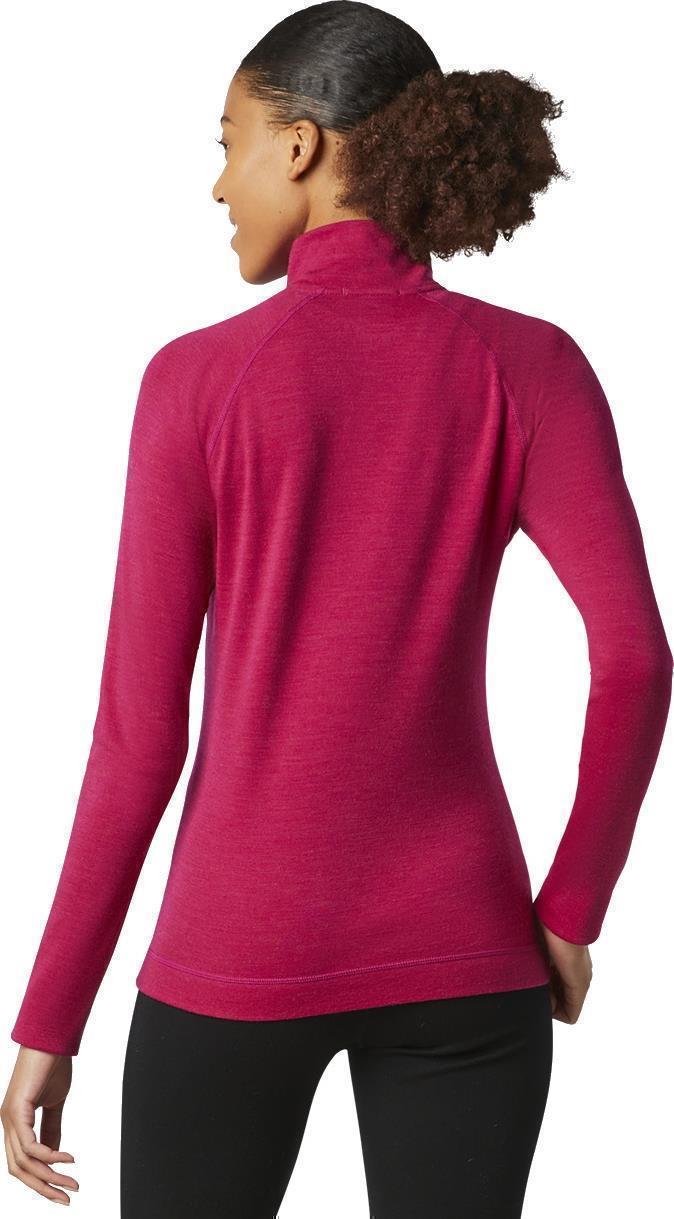 Classic Thermal Merino (250) Base Layer 1/4 Zip - Womens - Very Berry Heather 3