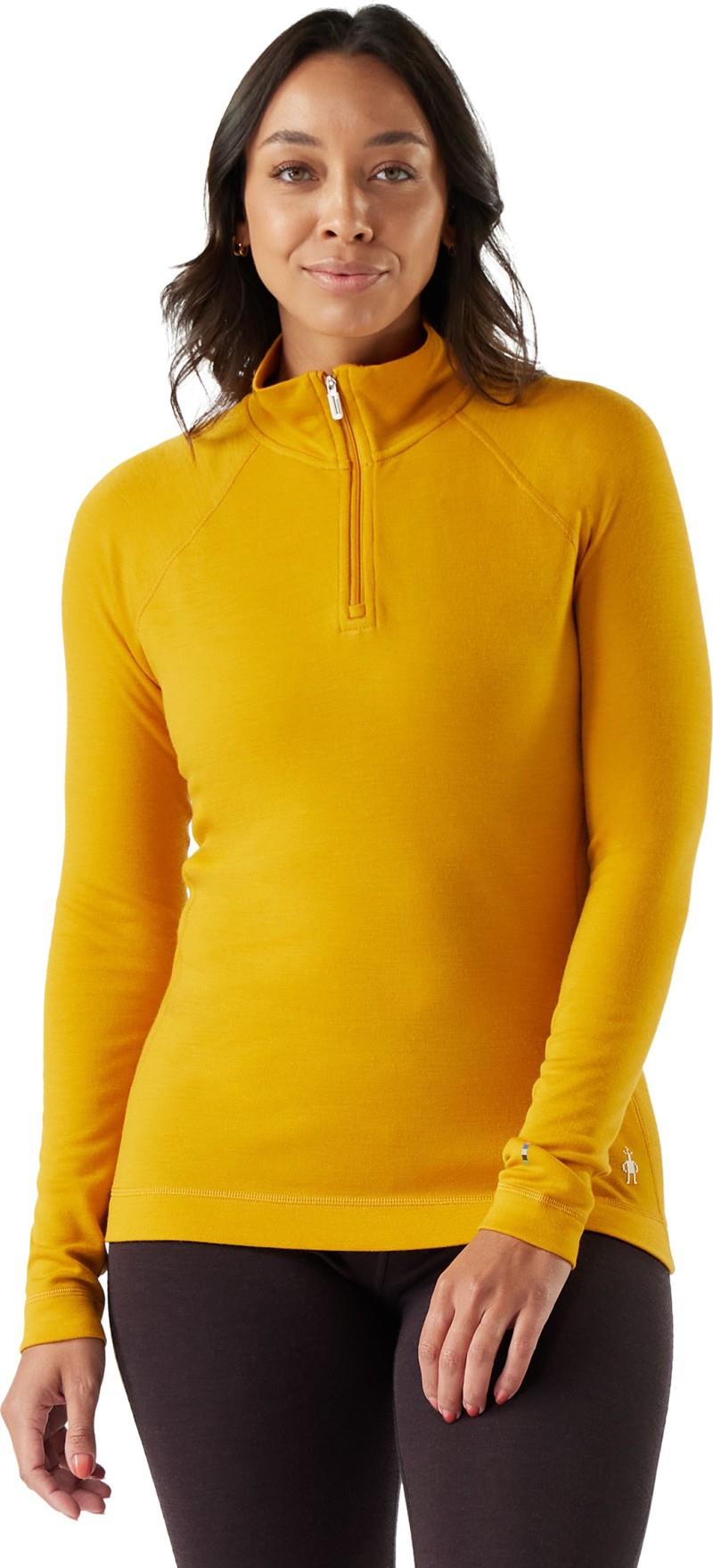 Classic Thermal Merino 250 Base Layer 1/4 Zip - Womens - autumn sun 1