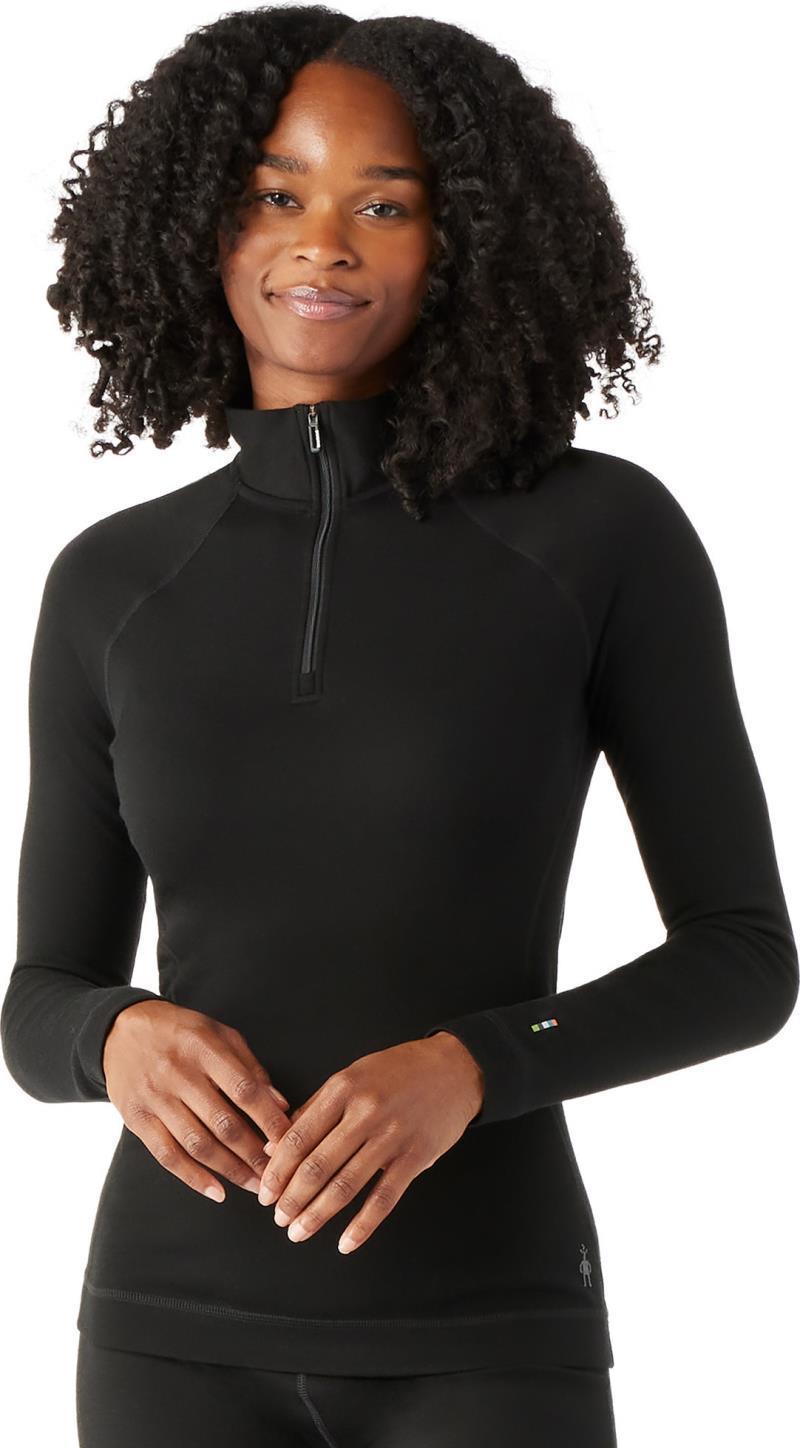 Classic Thermal Merino 250 Base Layer 1/4 Zip - Womens - black 1