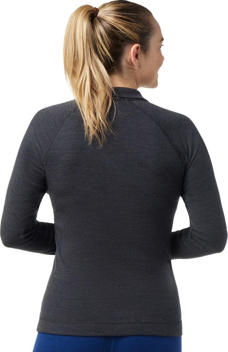Classic Thermal Merino 250 Base Layer 1/4 Zip - Womens - charcoal heather 1