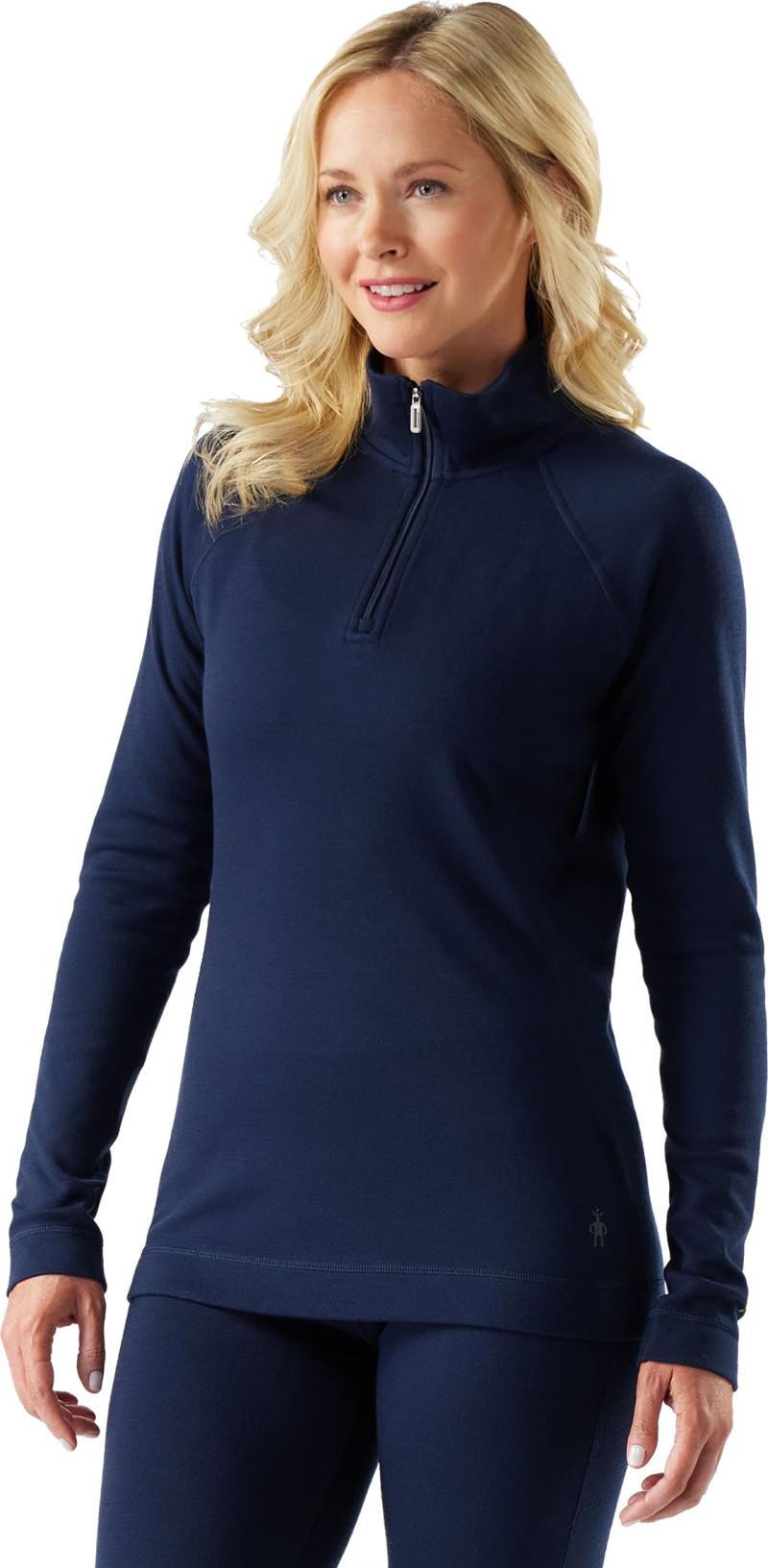 Classic Thermal Merino 250 Base Layer 1/4 Zip - Womens - deep navy 1