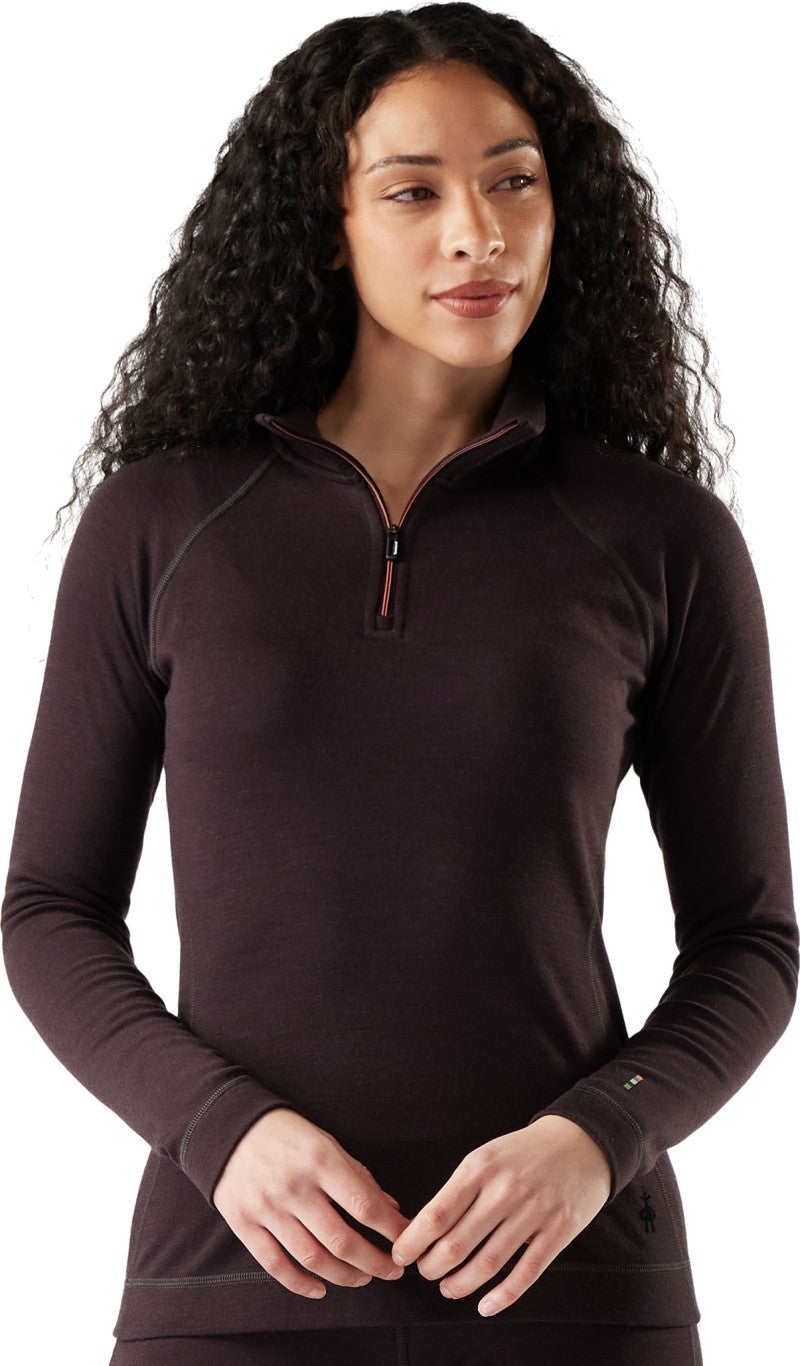 Classic Thermal Merino 250 Base Layer 1/4 Zip - Womens - mink heather 1