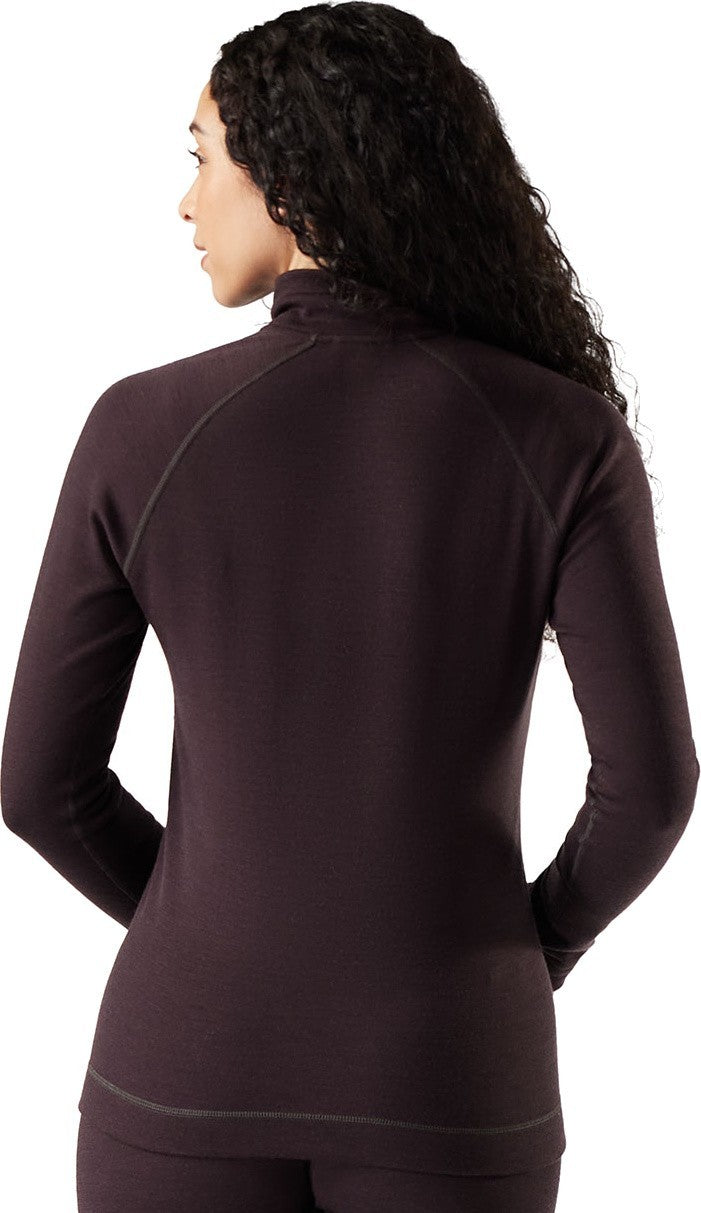 Classic Thermal Merino 250 Base Layer 1/4 Zip - Womens - mink heather 1