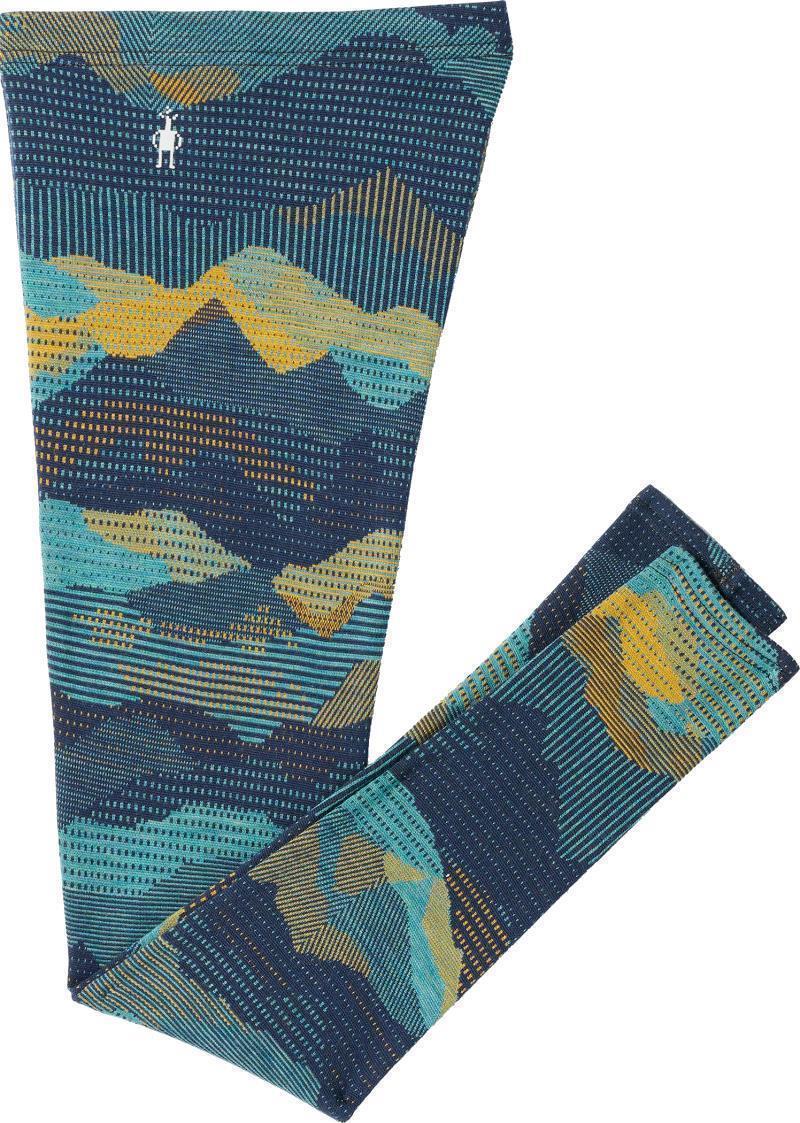 Classic Thermal Merino 250 Base Layer Bottoms - Kids - Blueberry Mountain Scape 1