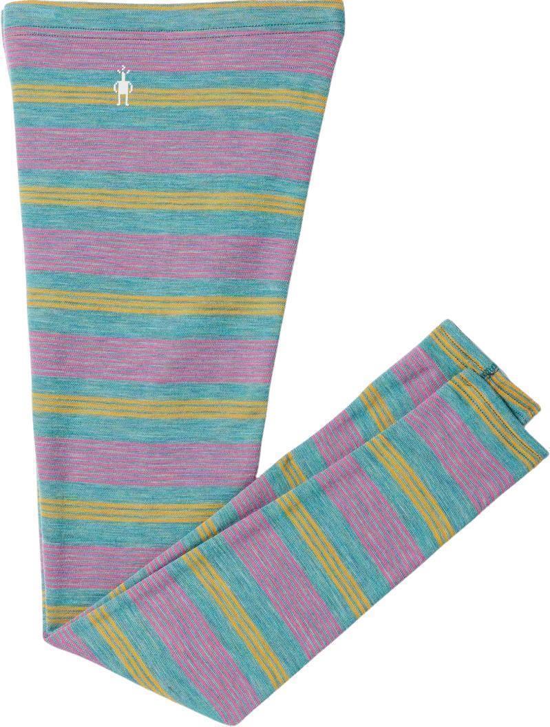 Classic Thermal Merino 250 Base Layer Bottoms - Kids - Cascade Multi Stripe 1