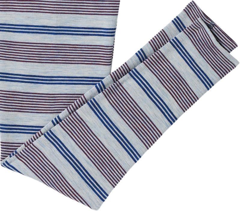 Classic Thermal Merino 250 Base Layer Bottoms - Kids - Winter Sky Multi Stripe 1