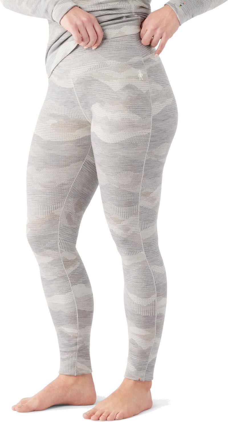 Classic Thermal Merino 250 Base Layer Bottoms - Womens - Light Gray Mountain Scape 2