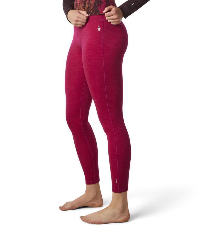 Classic Thermal Merino 250 Base Layer Bottoms - Womens - Very Berry Heather 2