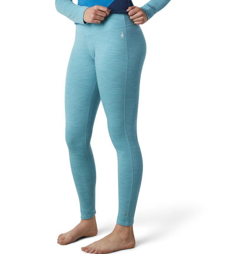 Classic Thermal Merino 250 Base Layer Bottoms - Womens - Wave Blue Heather 2