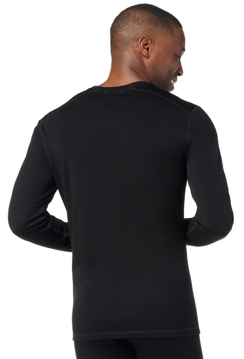 Classic Thermal Merino (250) Base Layer Colorblock Crew - Mens - Black 3
