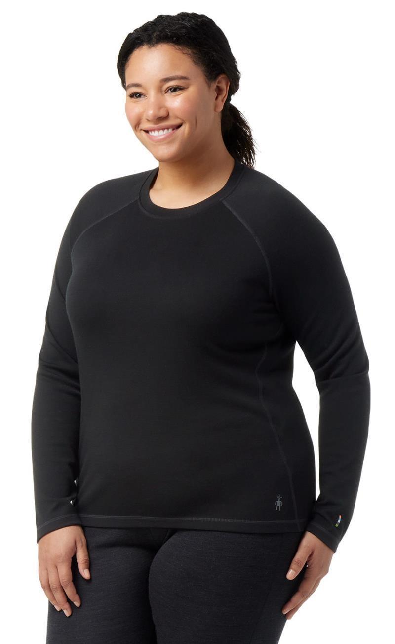 Classic Thermal Merino 250 Base Layer Crew Plus - Womens - Black 2