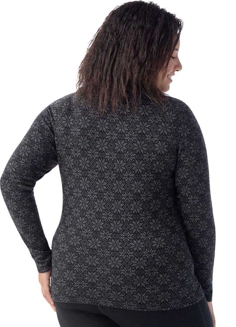 Classic Thermal Merino 250 Base Layer Crew Plus - Womens - Black Digi Snow 1
