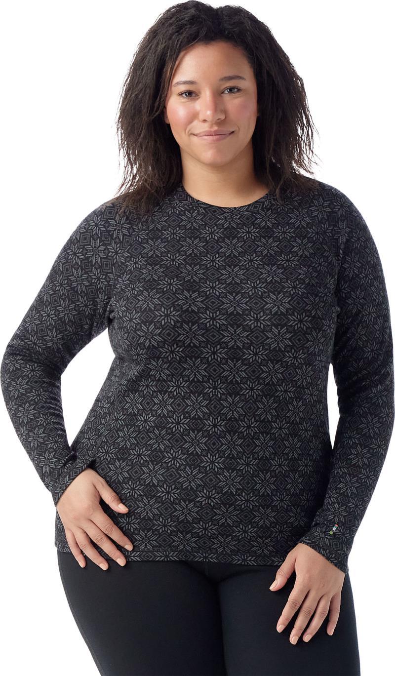 Classic Thermal Merino 250 Base Layer Crew Plus - Womens - Black Digi Snow 2