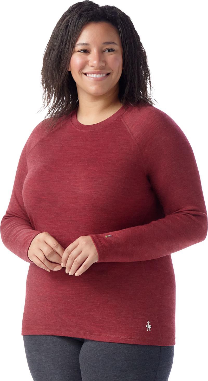 Classic Thermal Merino 250 Base Layer Crew Plus - Womens - Currant Heather 2