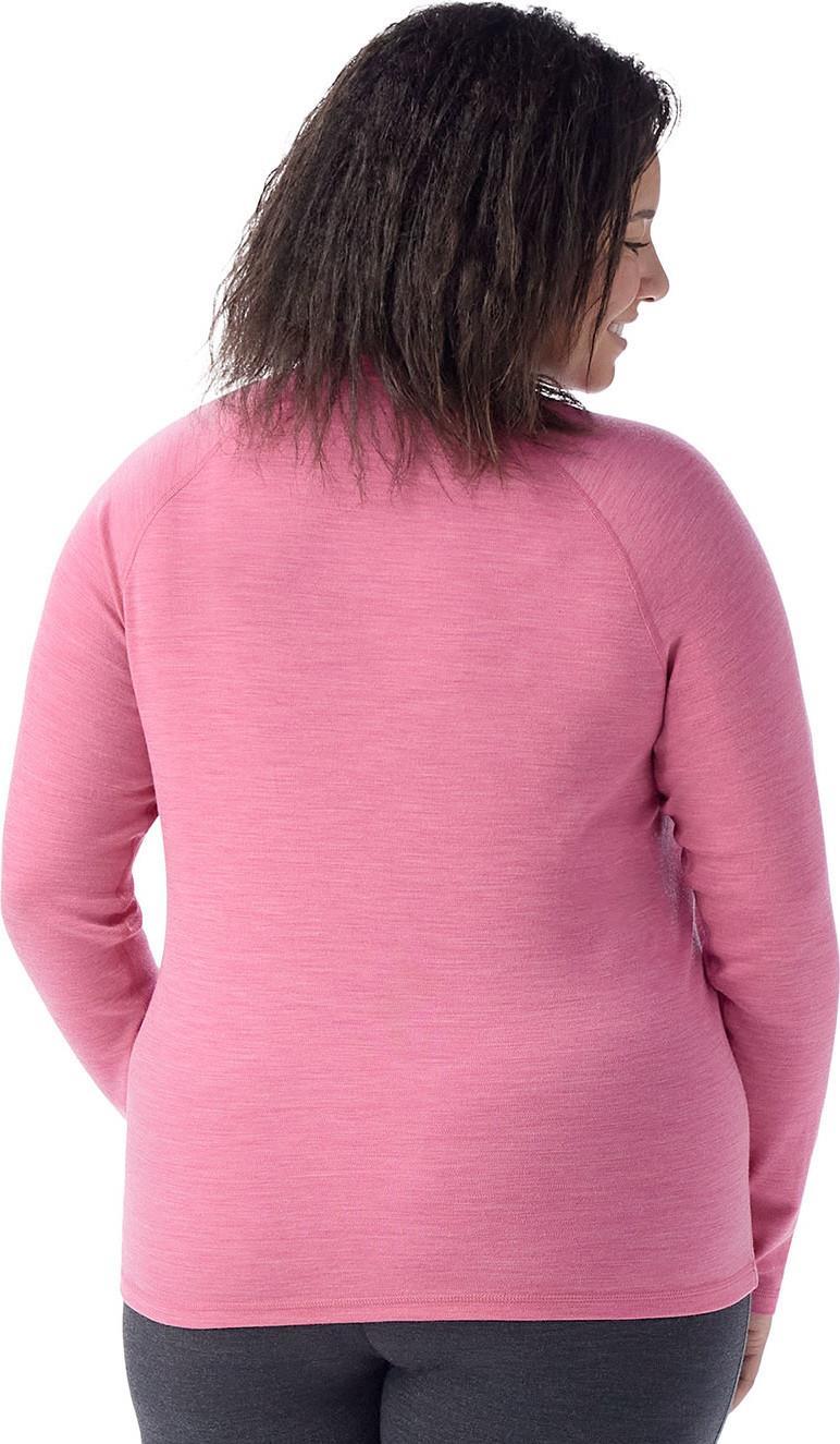 Classic Thermal Merino 250 Base Layer Crew Plus - Womens - Garden Pink Heather 1