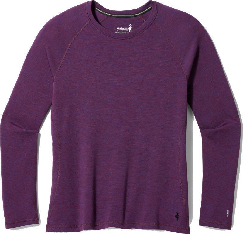 Classic Thermal Merino 250 Base Layer Crew Plus - Womens - Purple Iris Heather 1