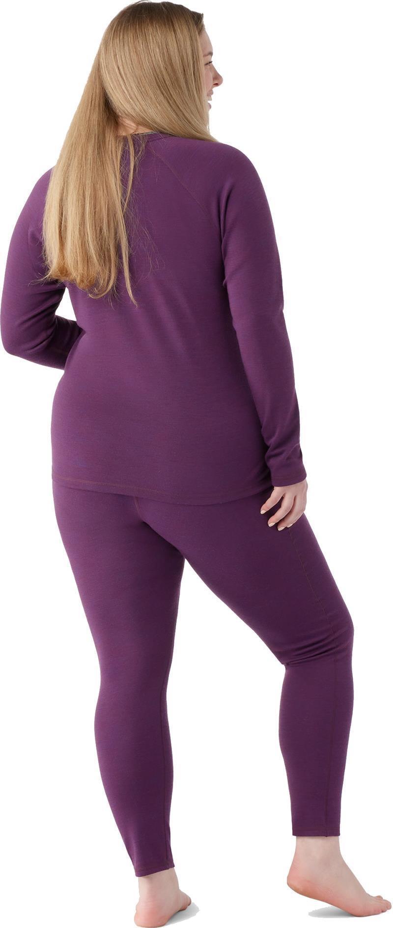 Classic Thermal Merino 250 Base Layer Crew Plus - Womens - Purple Iris Heather 3