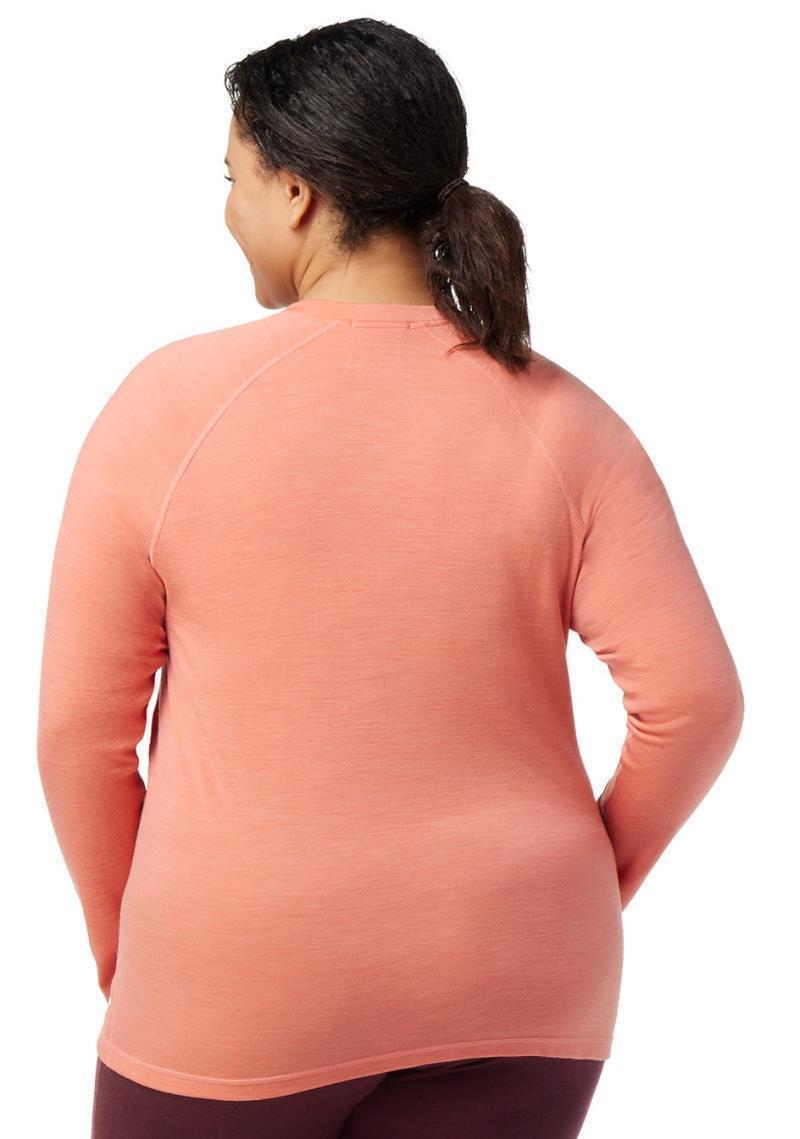 Classic Thermal Merino 250 Base Layer Crew Plus - Womens - Sunset Coral Heather 3