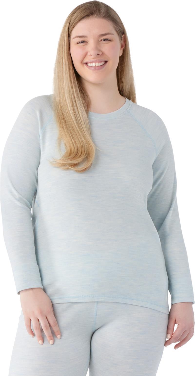 Classic Thermal Merino 250 Base Layer Crew Plus - Womens - Winter Sky Heather 2