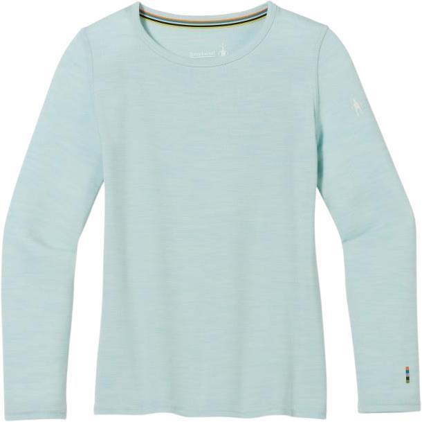 Classic Thermal Merino 250 Base Layer Crew - Kids - bleached aqua heather 1
