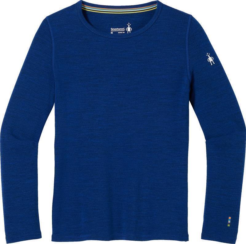 Classic Thermal Merino 250 Base Layer Crew - Kids - blueberry hill heather 1