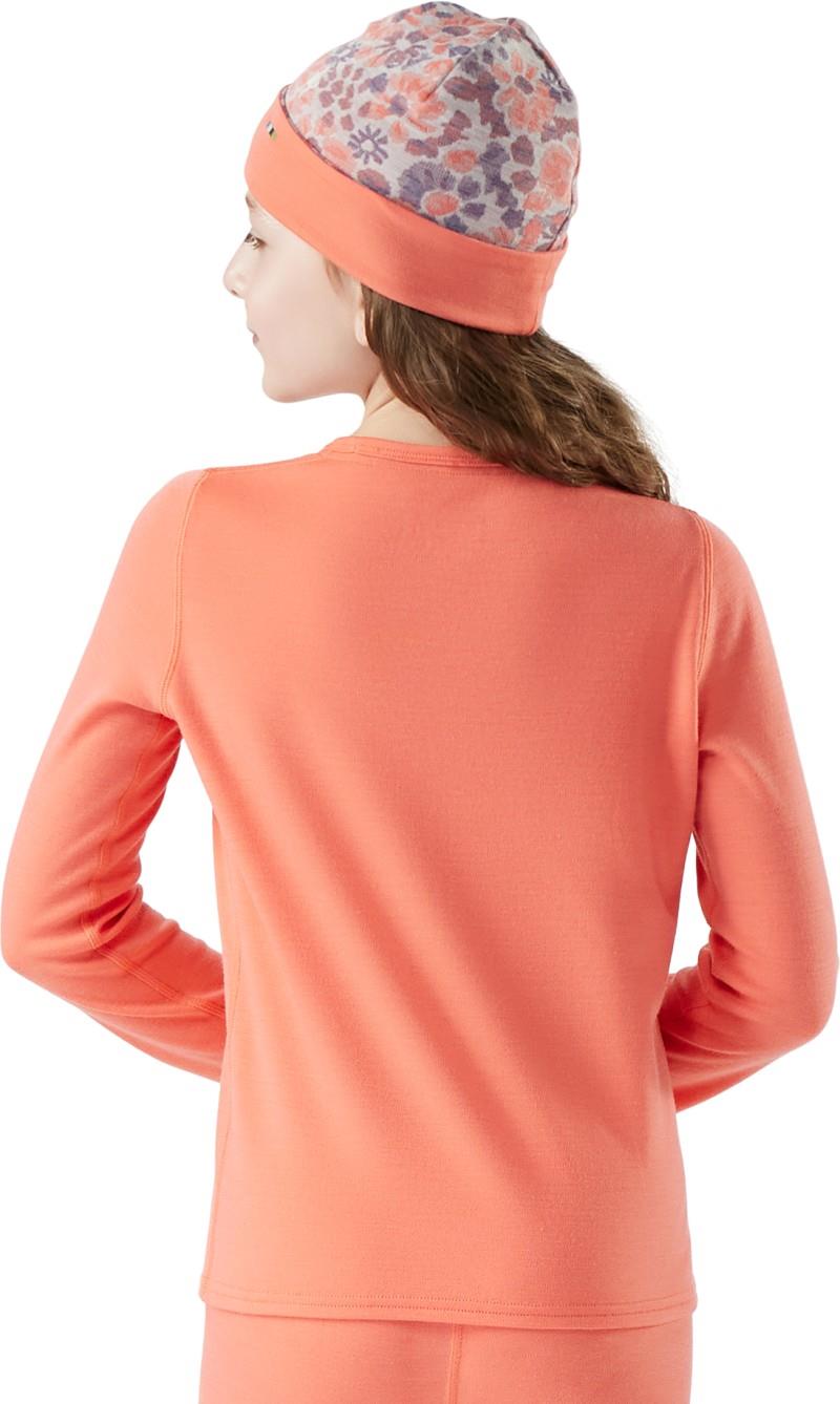 Classic Thermal Merino 250 Base Layer Crew - Kids - coral reef 1