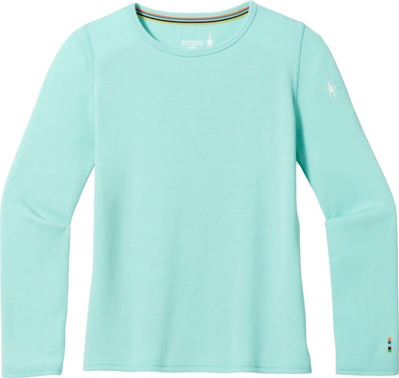 Classic Thermal Merino 250 Base Layer Crew - Kids - pacific blue 1