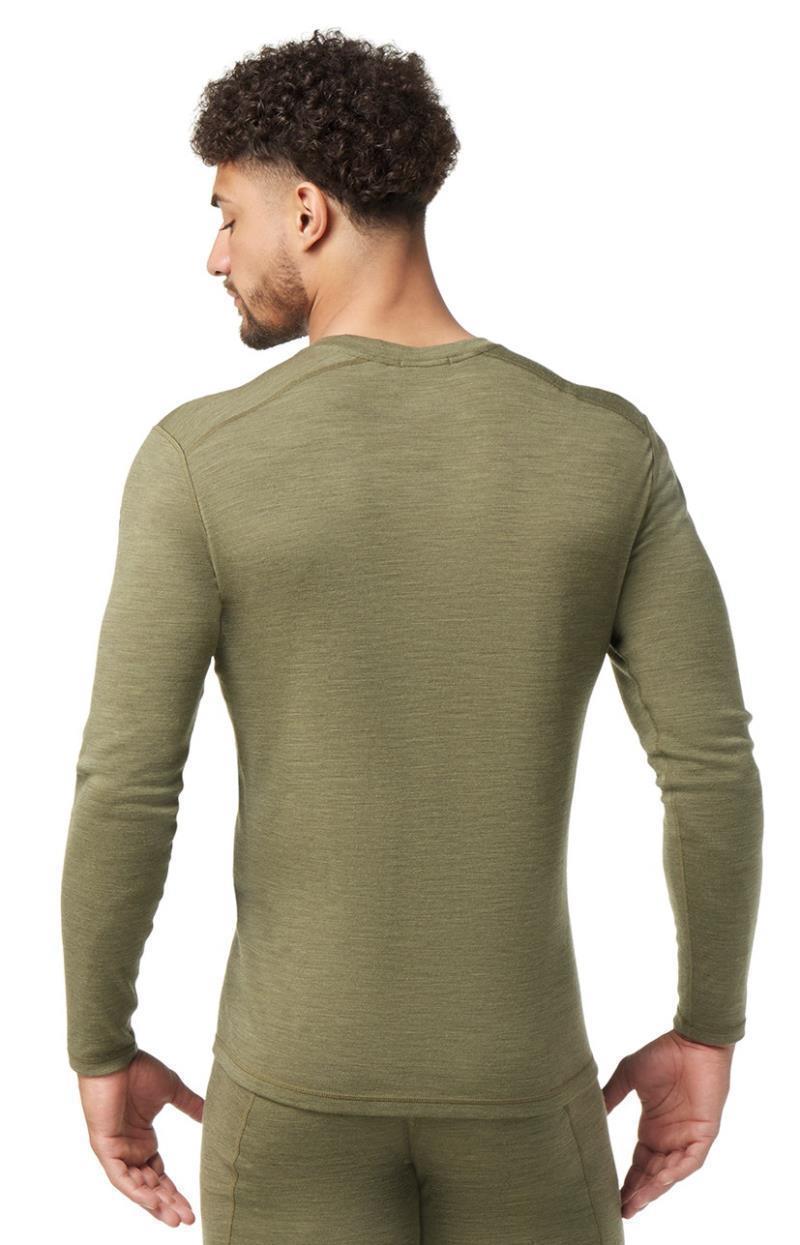 Classic Thermal Merino 250 Base Layer Crew - Mens - Winter Moss Heather 3
