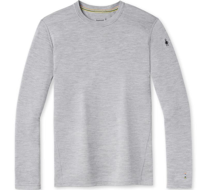 Classic Thermal Merino 250 Base Layer Crew - Mens - light gray heather 1
