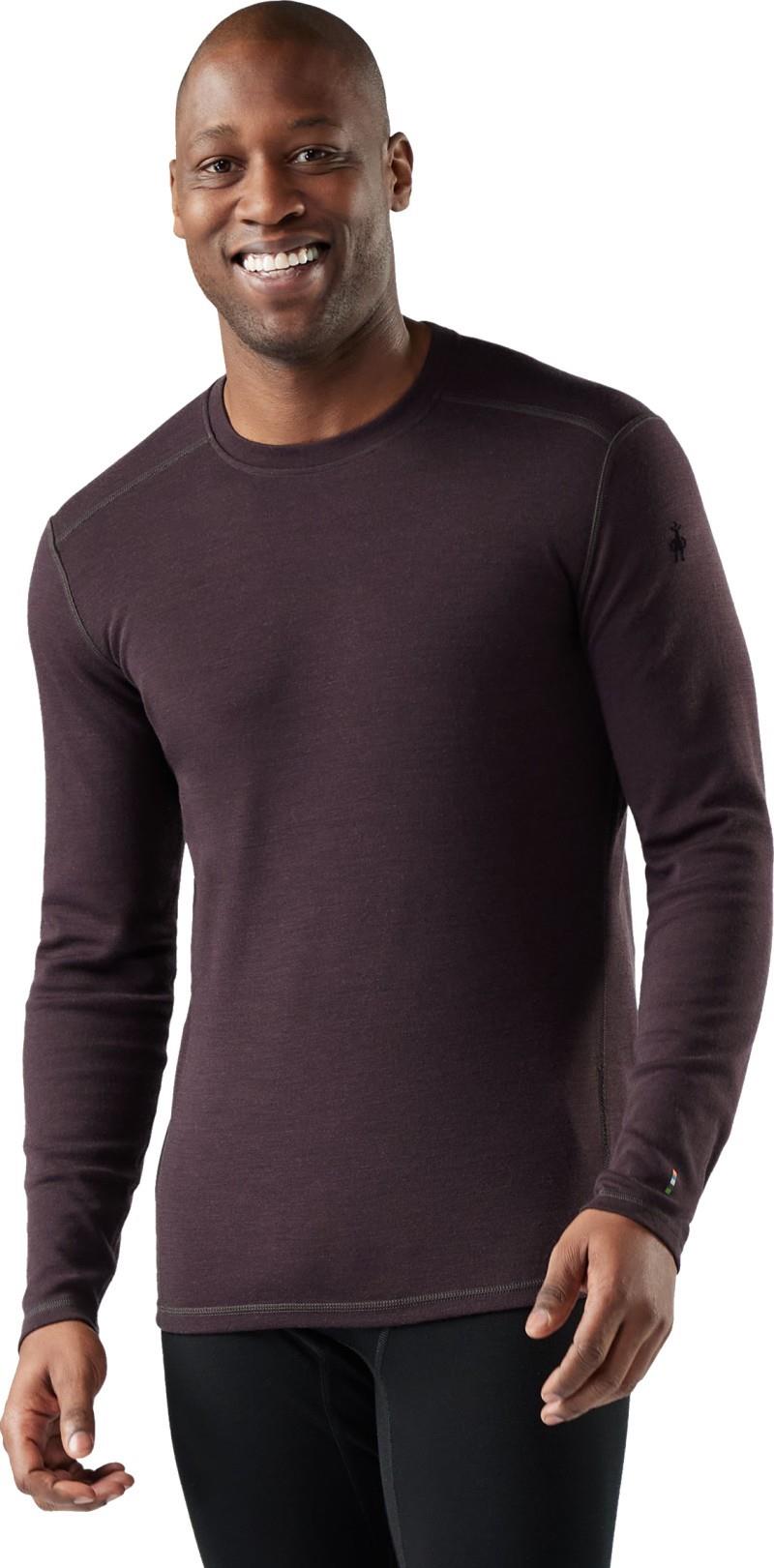 Classic Thermal Merino 250 Base Layer Crew - Mens - mink heather 1