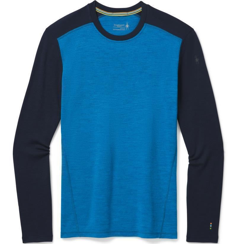 Classic Thermal Merino 250 Base Layer Crew - Mens - neptune blue heather / deep navy 1
