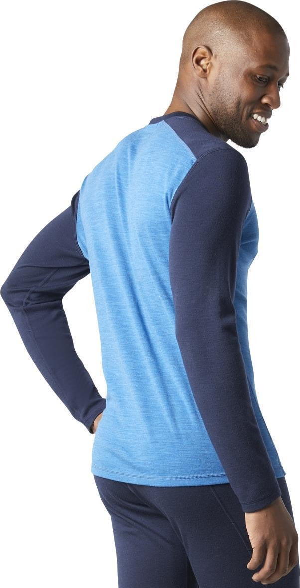 Classic Thermal Merino 250 Base Layer Crew - Mens - neptune blue heather / deep navy 1