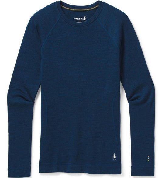 Classic Thermal Merino 250 Base Layer Crew - Womens - alpine blue heather 1