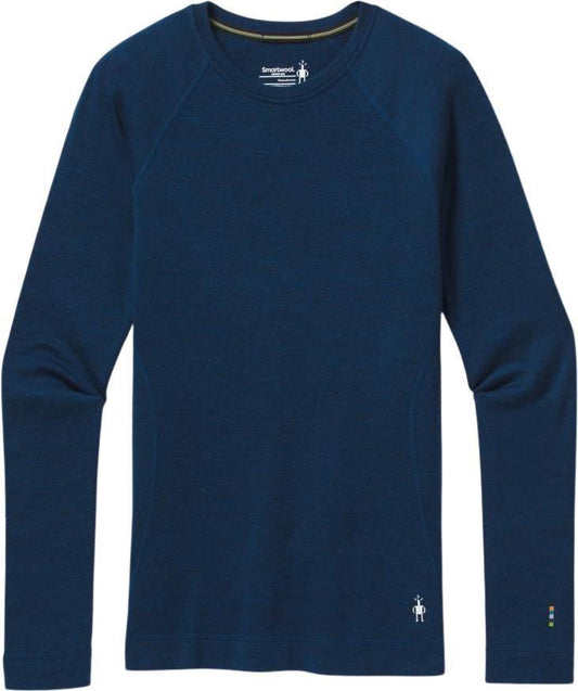 Classic Thermal Merino 250 Base Layer Crew - Womens - alpine blue heather 1