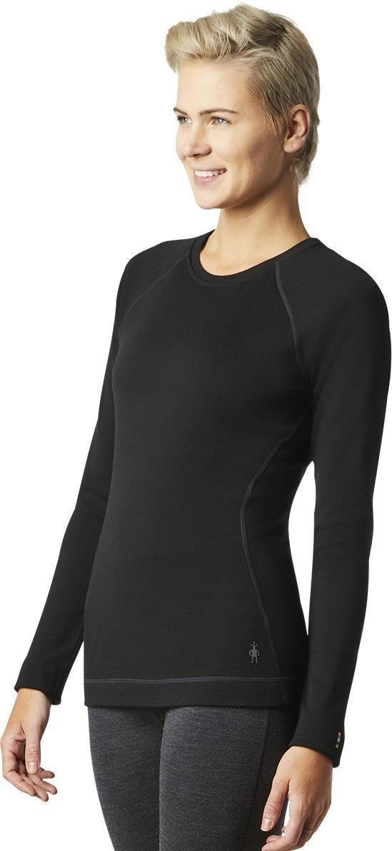 Classic Thermal Merino 250 Base Layer Crew - Womens - black 1