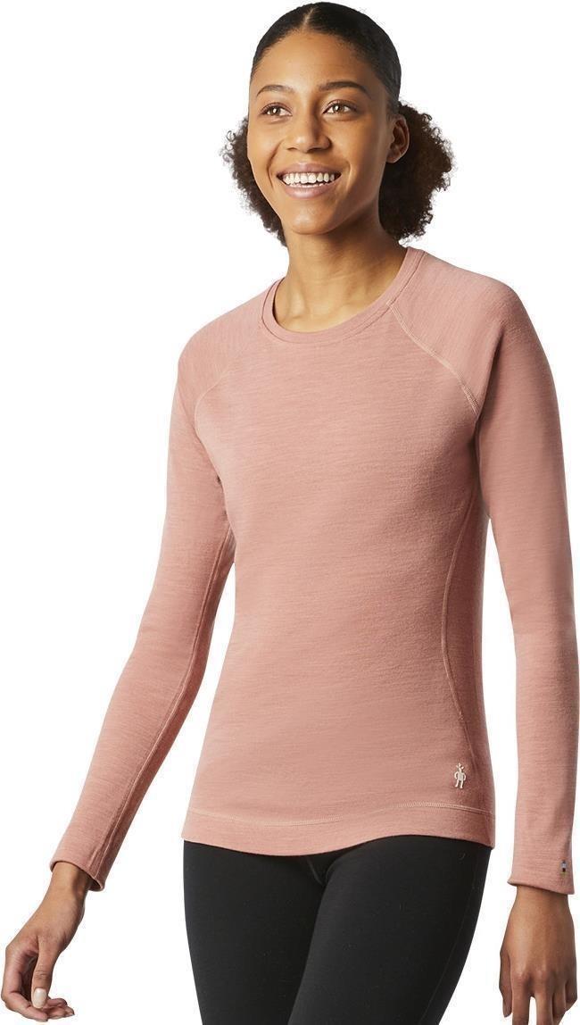 Classic Thermal Merino 250 Base Layer Crew - Womens - canyon rose heather 1
