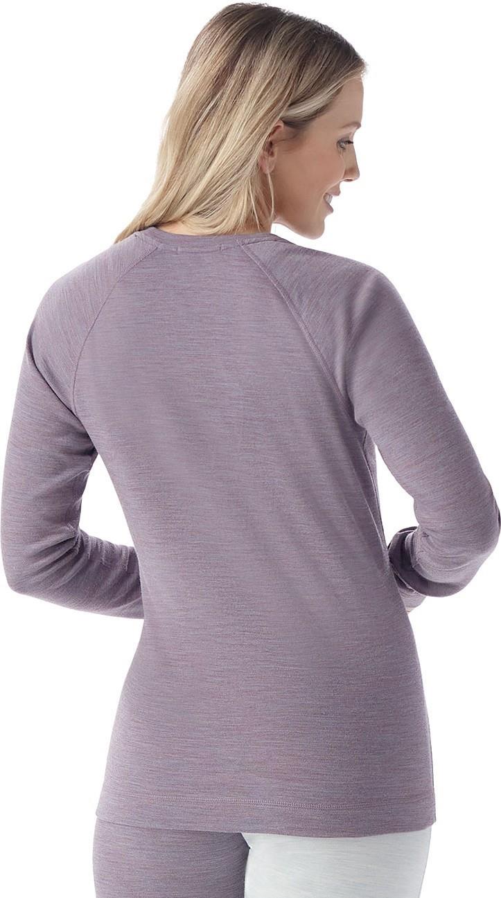 Classic Thermal Merino 250 Base Layer Crew - Womens - chalk violet heather 1