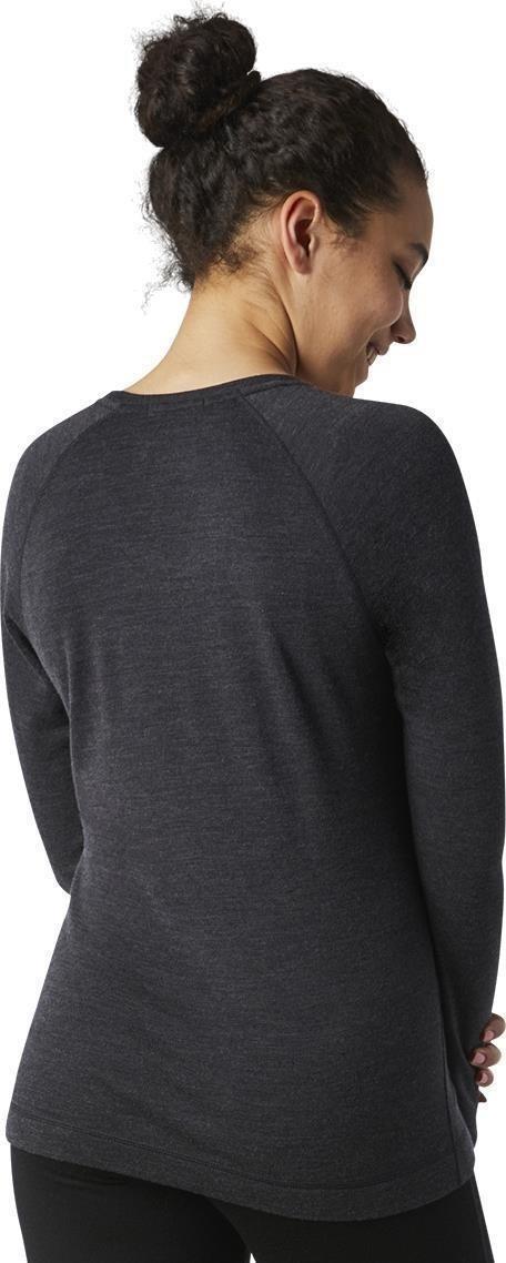 Classic Thermal Merino 250 Base Layer Crew - Womens - charcoal heather 1