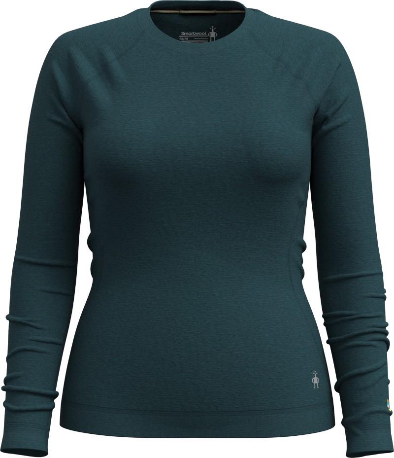 Classic Thermal Merino 250 Base Layer Crew - Womens - twilight blue heather 1