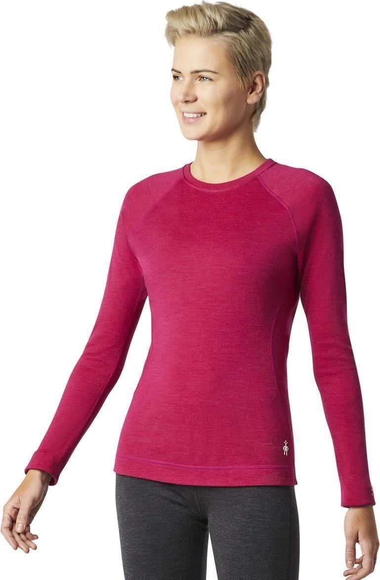 Classic Thermal Merino 250 Base Layer Crew - Womens - very berry heather 1