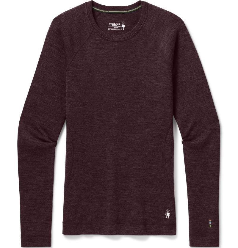 Classic Thermal Merino 250 Base Layer Crew - Womens - woodsmoke heather 1