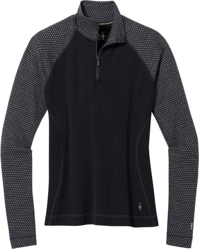 Classic Thermal Merino (250) Base Layer Pattern 1/4 Zip - Womens - black dot 1