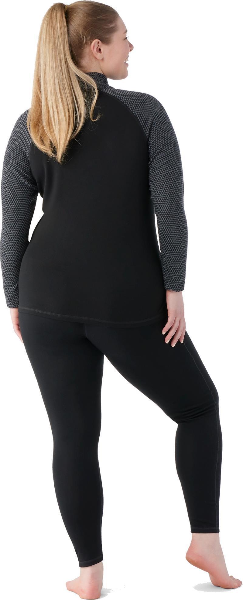 Classic Thermal Merino Base Layer 1/4 Zip Plus - Womens - Black 3